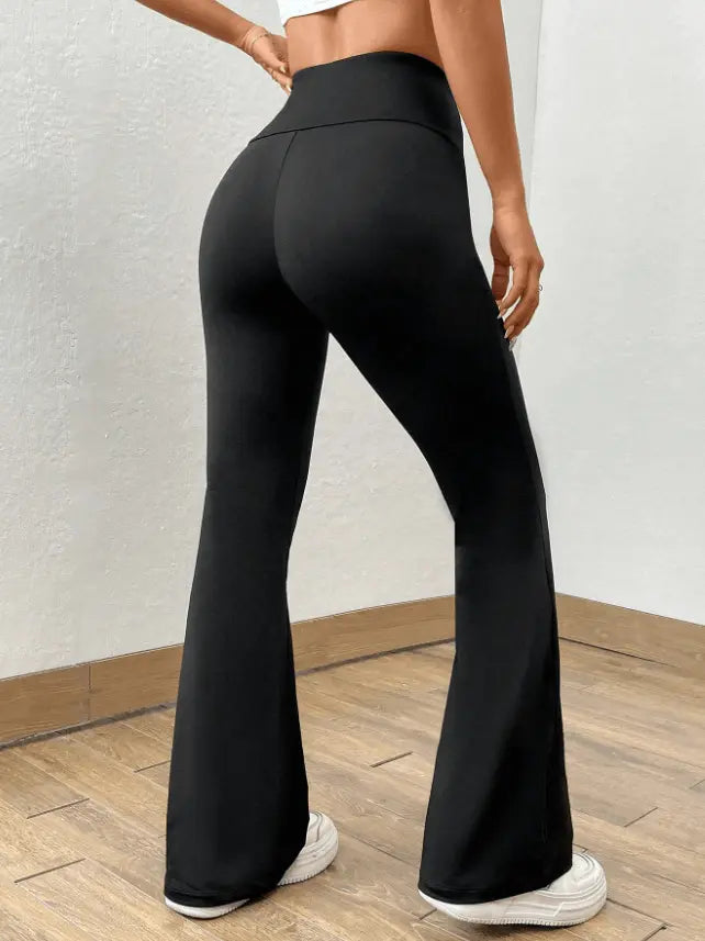 Pantalones acampanados de Spandex
