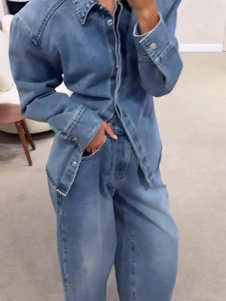 Conjunto de Chaqueta de Jeans