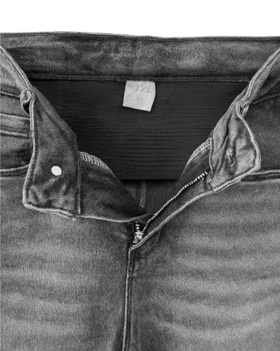 Pantalón recto con faja integrada