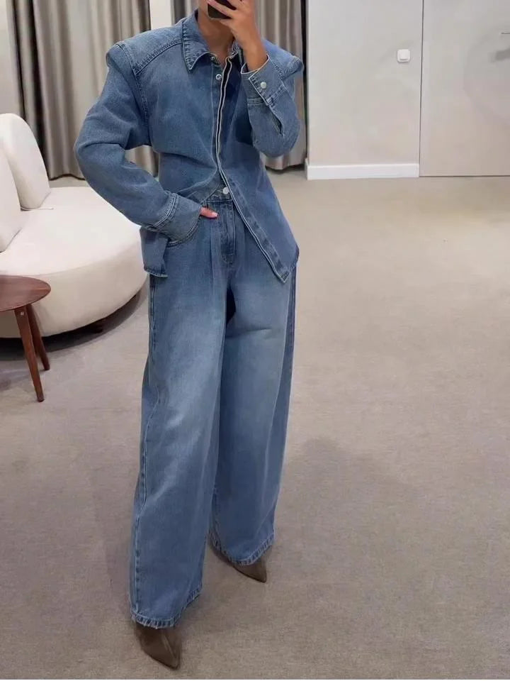 Conjunto de Chaqueta de Jeans