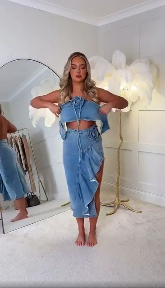 Conjunto de Denim Dilara