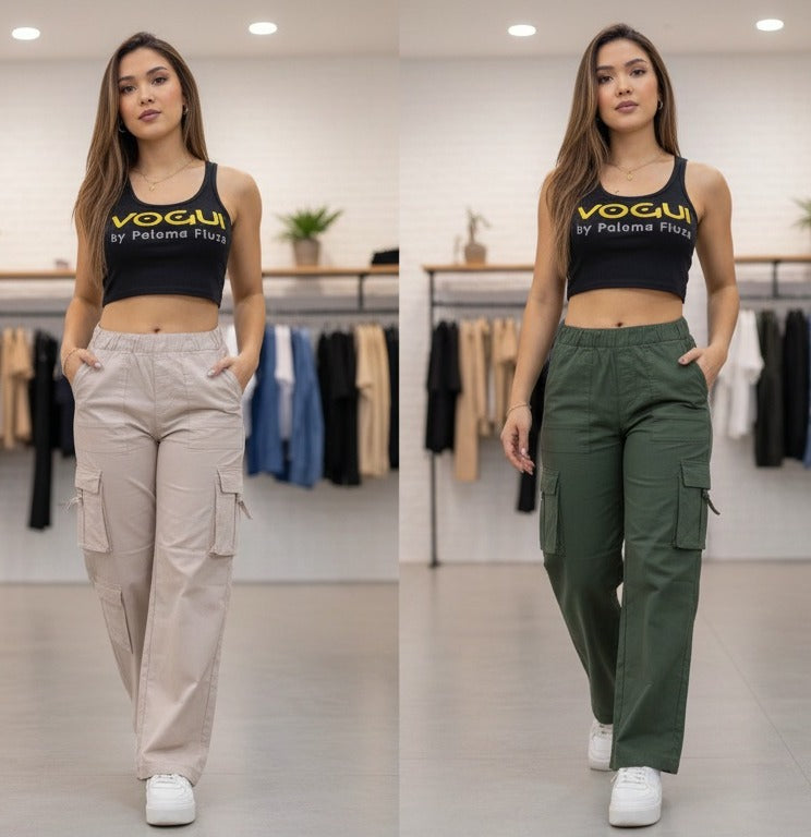 Pantalones Cómodos Cargo