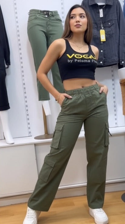 Pantalones Cómodos Cargo