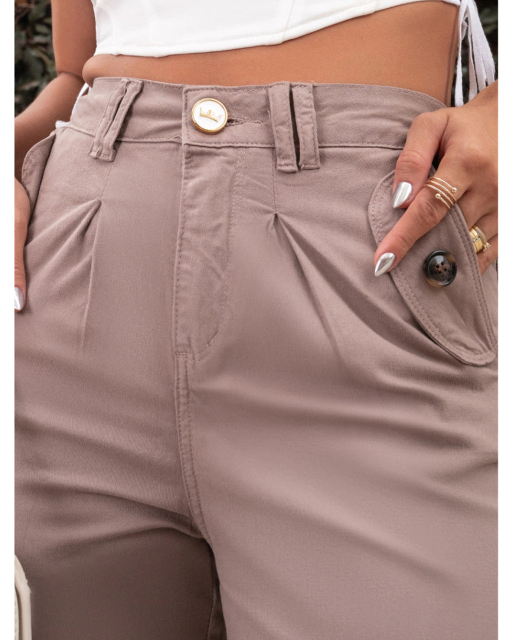 Pantalón Informal Almendra