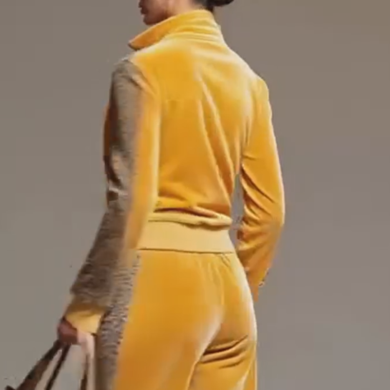 Chándal con estampado de leopardo