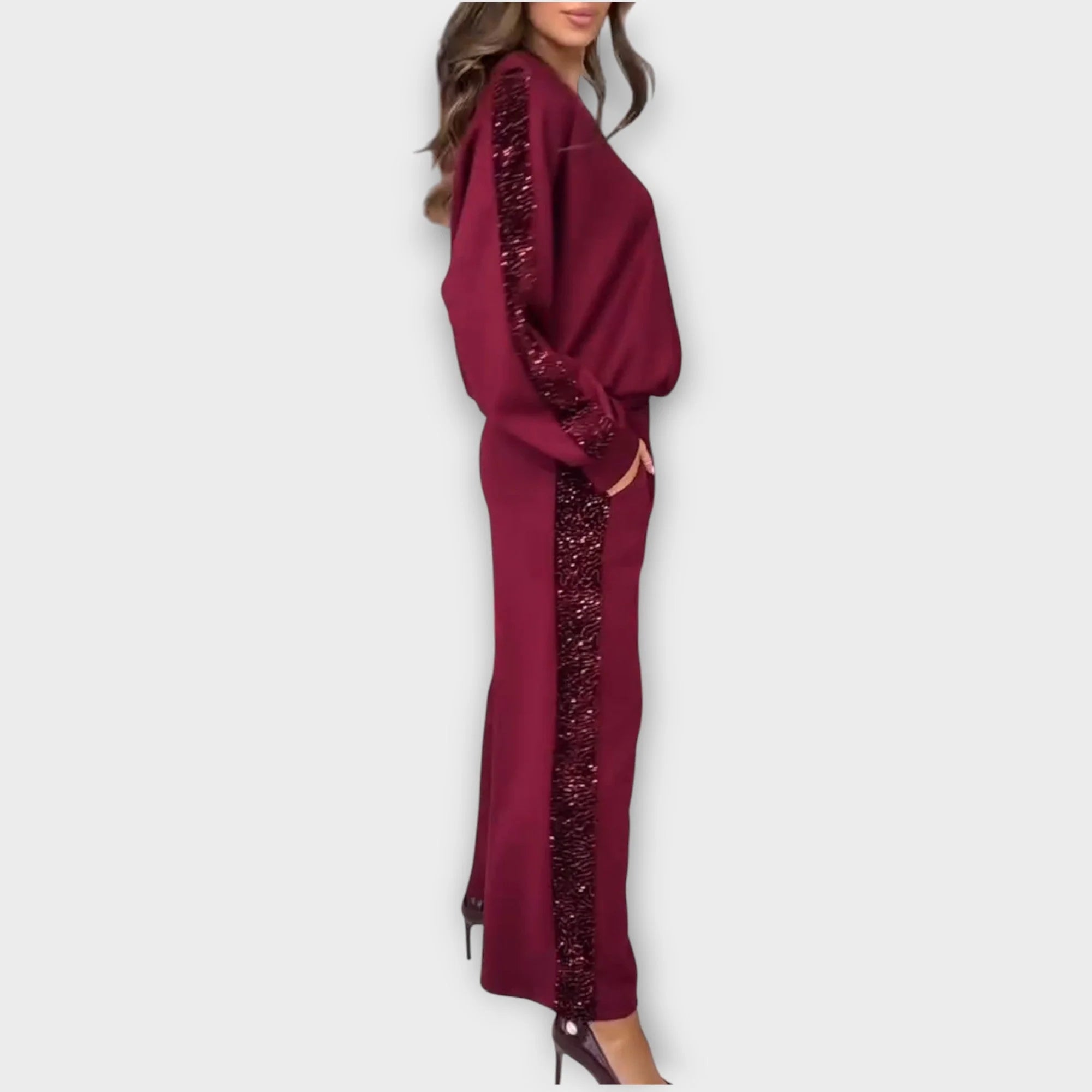 Conjunto Con bordes de Lentejuelas