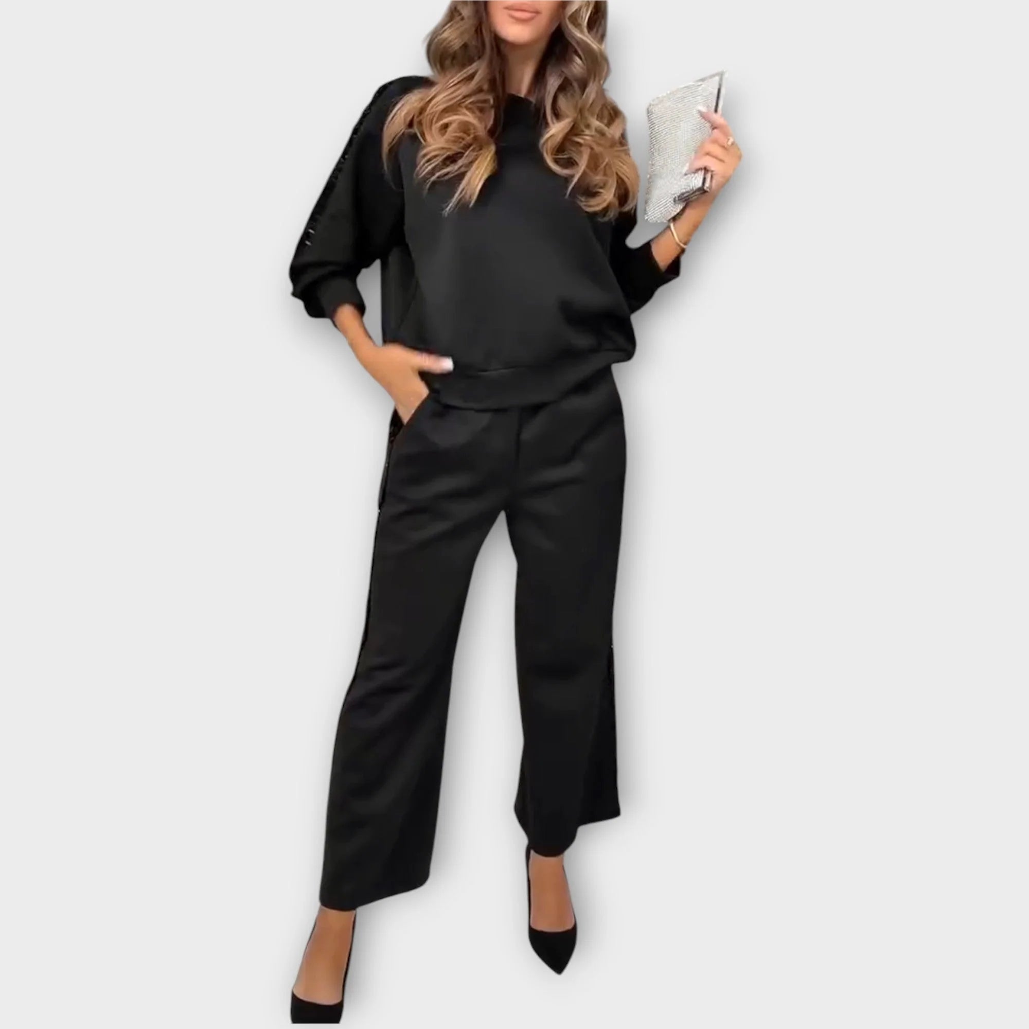 Conjunto Con bordes de Lentejuelas