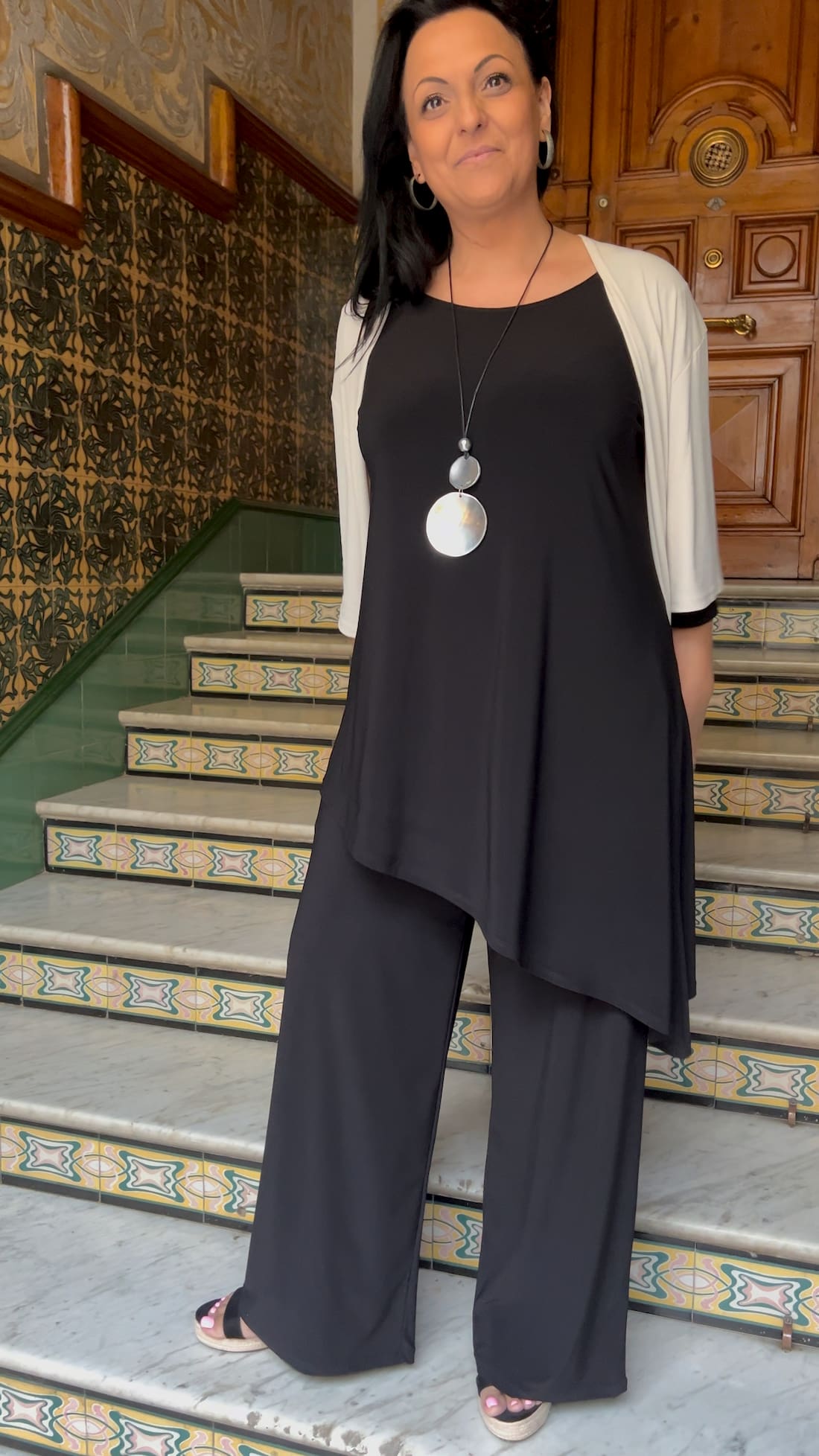 Blusa Asimétrica de punto