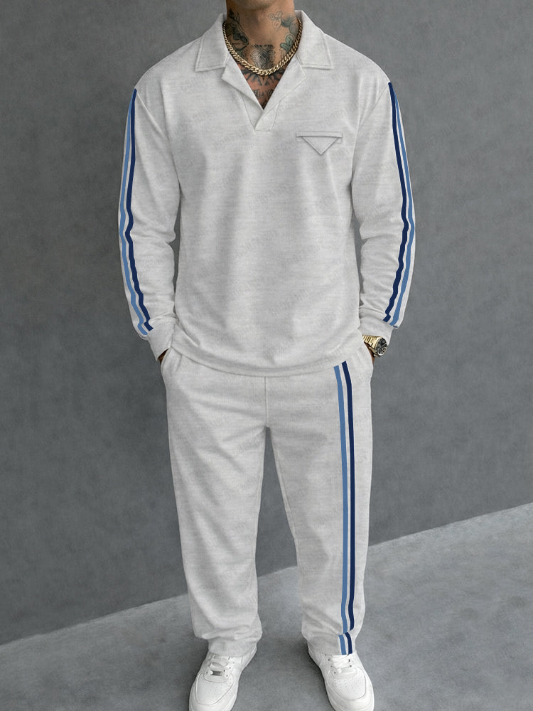 Conjunto Sport Rayas en Contraste